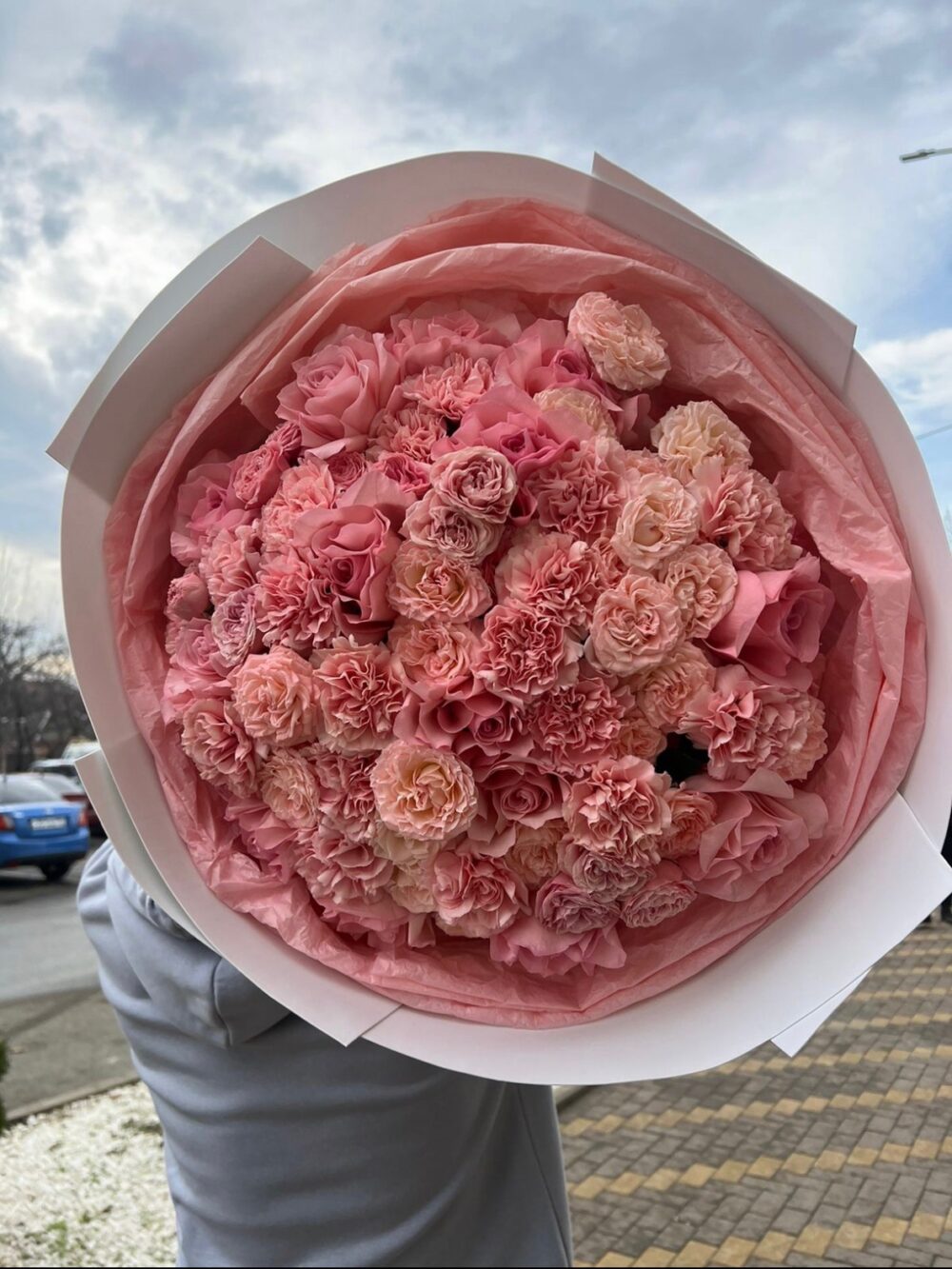 Вау букет с французскими розами